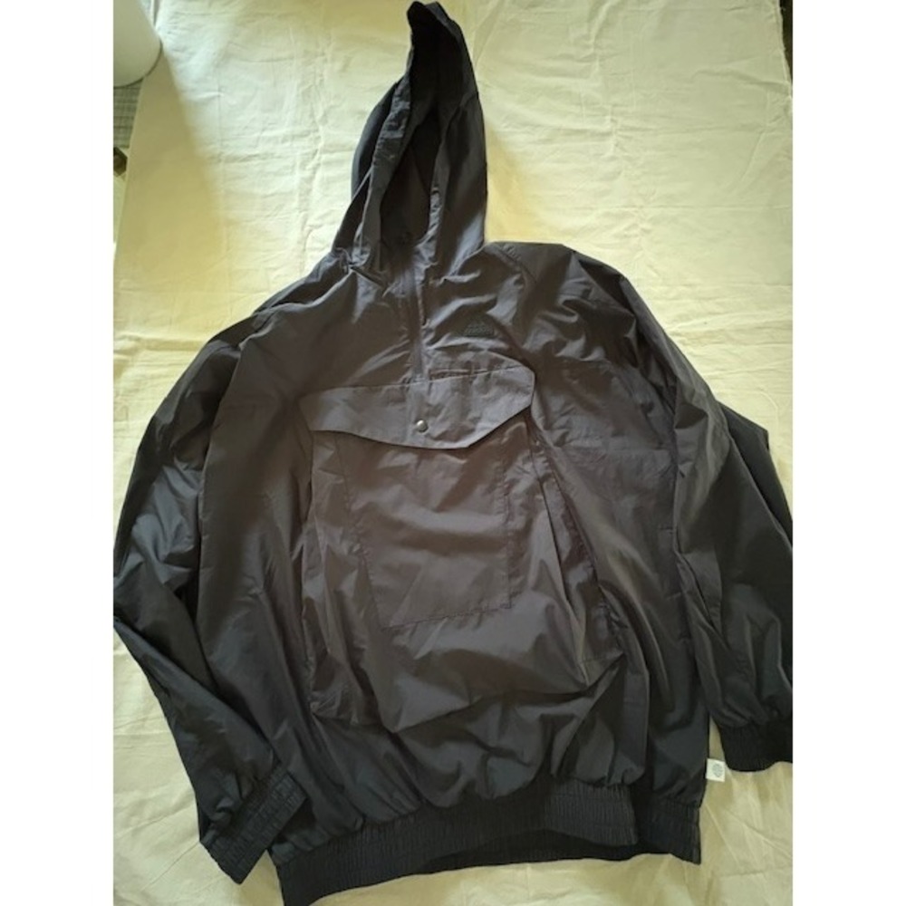 Adidas Men City Escape Anorak Hoody Jacket Black Run Windbreak Jacket Size S